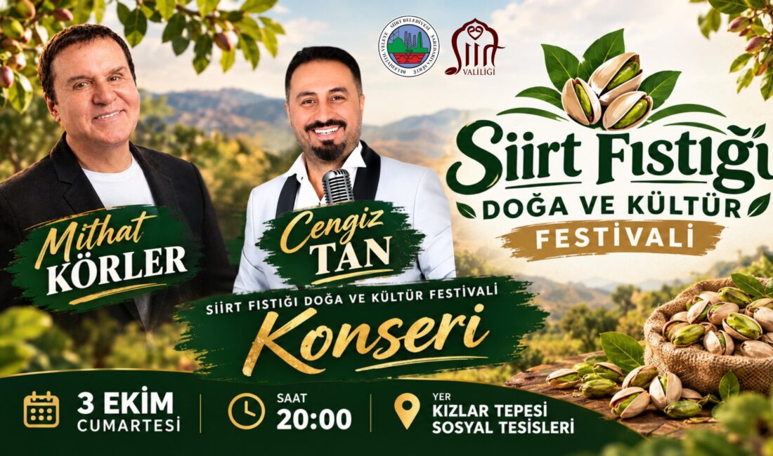 Siirt’in önemli tarımsal değerlerinden Siirt fıstığının tanıtılması, üretimin geliştirilmesi ve
