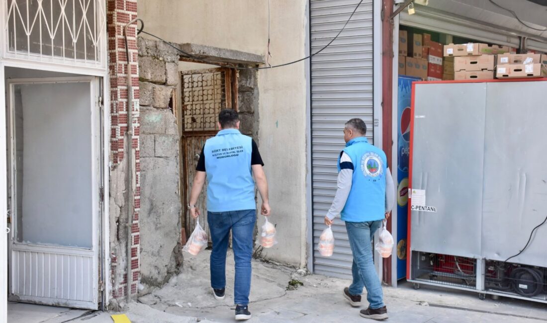 Siirt Belediyesi, sosyal belediyecilik anlayışı doğrultusunda yaşlı, hasta ve yalnız