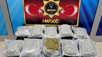 Siirt’te uyuşturucuyla mücadele kapsamında düzenlenen operasyonda 5 kilo 600 gram
