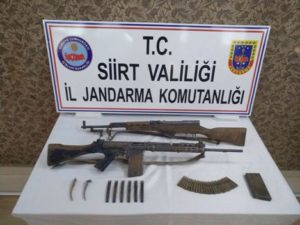 Siirt İl Jandarma Komutanlığına bağlı ekiplerince terör örgütü PKK’ya yönelik