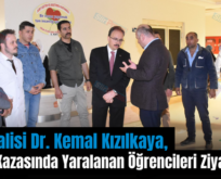 Siirt Valisi Dr. Kemal Kızılkaya, Trafik Kazasında Yaralanan Öğrencileri Ziyaret Etti