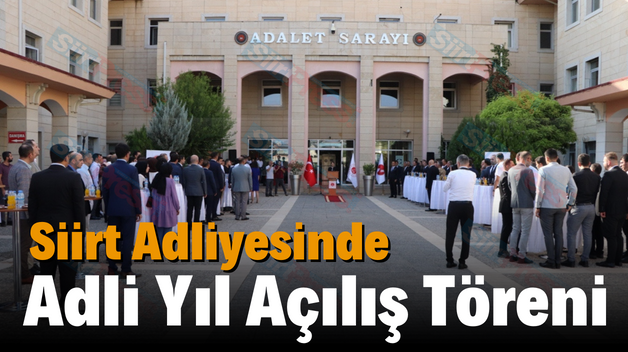 Siirt Adliyesinde Adli Yıl Açılış Töreni