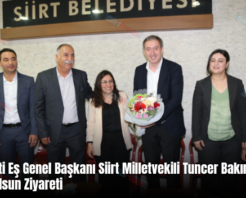 DEM Parti Eş Genel Başkanı Siirt Milletvekili Tuncer Bakırhan’dan Hayırlı Olsun Ziyareti