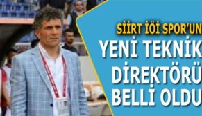 SİİRTSPOR’UN YENİ TEKNİK DİREKTÖRÜ BELLİ OLDU!