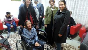 VALİ ATİK’İN EŞİ FULYA ATİK’TEN ENGELLİLERE ZİYARET