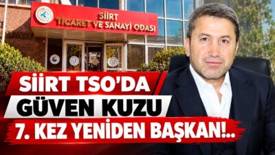 Siirt Ticaret ve Sanayi Odası (STSO) Başkanlığı seçiminde mevcut başkan
