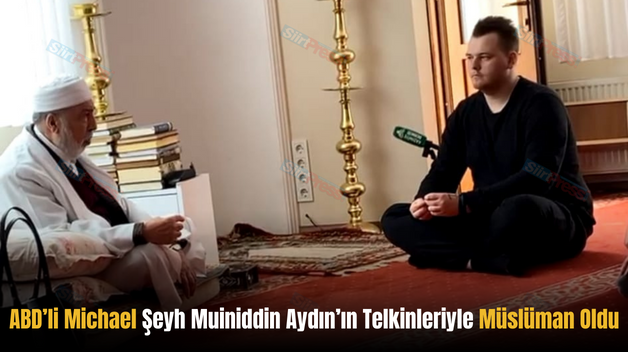 ABD’li Michael Şeyh Muiniddin Aydın’ın Telkinleriyle Müslüman Oldu