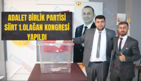 Adalet Birlik Partisi Siirt 1.Olağan Kongresi Yapıldı