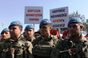 Türk Silahlı Kuvvetlerinin (TSK), Suriye’nin Afrin bölgesindeki terörist unsurlara yönelik