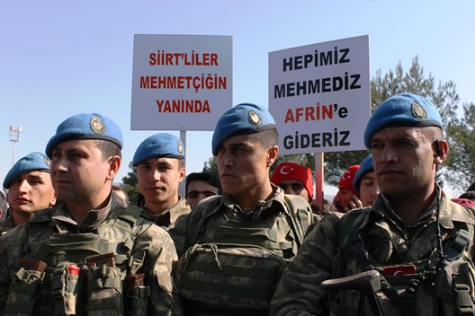 SİİRTLİLER MEHMETÇİĞİN YANINDA