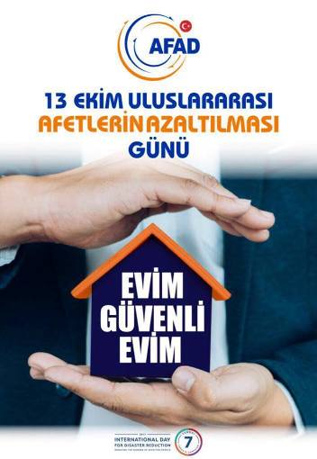 13 EKİM DÜNYA AFET RİSK AZALTMA GÜNÜ