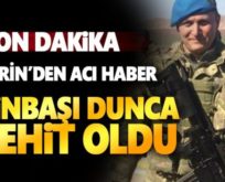 3.KOMANDO TUGAYINDA GÖREVLİ BİNBAŞI AFRİN’DE ŞEHİT OLDU