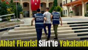 Ahlat Firarisi Siirt’te Yakalandı