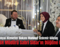Aile ve Sosyal Hizmetler Bakanı Mahinur Özdemir Göktaş Siirt ASH Müdürü Sabri Sidar’ın Düğüne Katıldı