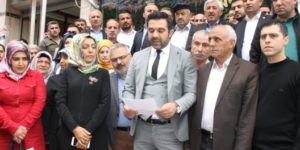 AK PARTİ SİİRT TEŞKİLATI İSRAİL’E TEPKİ GÖSTERDİ