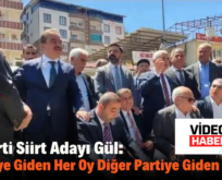AK Parti Siirt Adayı Gül: “MHP’ye Giden Her Oy Diğer Partiye Giden Oydur”