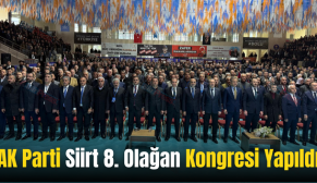AK Parti Siirt 8. Olağan Kongresi Yapıldı