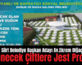 AK Parti Siirt Belediye Başkan Adayı Av. Ekrem Olğaç’tan Evlenecek Çiftlere Jest Proje!..