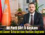 AK Parti Siirt İl Başkanı Av. Bahri Caner Özturan’dan Kurban Bayramı Mesajı
