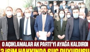 AK PARTİ SİİRT İL BAŞKANLIĞI’NDAN ÜÇ İSİM HAKKINDA SUÇ DUYURUSU