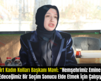 AK Parti Siirt Kadın Kolları Başkanı Mavi; “Hemşehrimiz Emine Erdoğan’a Armağan Edeceğimiz Bir Seçim Sonucu Elde Etmek İçin Çalışıyoruz”