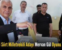 AK Parti Siirt Milletvekili Adayı Mervan Gül Oyunu Kullandı