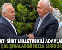 AK PARTİ SİİRT MİLLETVEKİLİ ADAYLARI SEÇİM ÇALIŞMALARINI HIZLA SÜRDÜRÜYOR