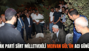 AK PARTİ SİİRT MİLLETVEKİLİ MERVAN GÜL’ÜN ACI GÜNÜ