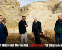 AK Parti Siirt Milletvekili Mervan Gül, Yapımı Süren Yol Çalışmalarını Denetledi