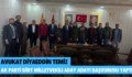 AVUKAT DİYAEDDİN TEMİZ AK PARTİ SİİRT MİLLETVEKİLİ ADAY ADAYI BAŞVURUSU YAPTI