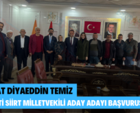 AVUKAT DİYAEDDİN TEMİZ AK PARTİ SİİRT MİLLETVEKİLİ ADAY ADAYI BAŞVURUSU YAPTI