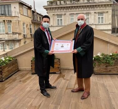 İstanbul Barosu’nda staj dönemini başarıyla tamamlayan hemşerimiz Nejdet Tokgöz’ün biricik