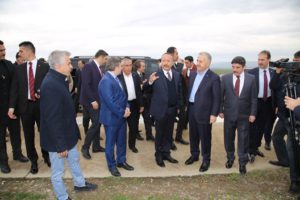 Bir dizi inceleme ve temaslarda bulunmak üzere beraberinde Karayolları Genel