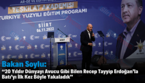 Bakan Soylu: “20 Yıldır Dünyayı Avucu Gibi Bilen Recep Tayyip Erdoğan’la Batı’yı İlk Kez Böyle Yakaladık”