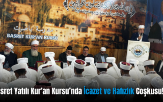Basret Yatılı Kur’an Kursu’nda İcazet ve Hafızlık Coşkusu!..