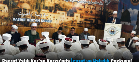 Basret Yatılı Kur’an Kursu’nda İcazet ve Hafızlık Coşkusu!..