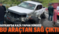 BAYKAN’DA KAZA YAPAN SÜRÜCÜ BU ARAÇTAN SAĞ ÇIKTI