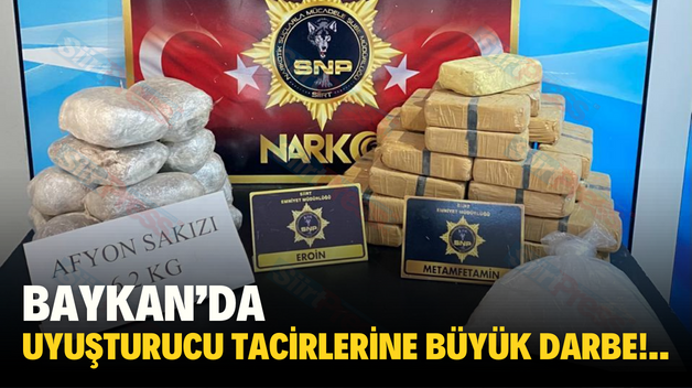 Baykan’da Uyuşturucu Tacirlerine Büyük Darbe!..