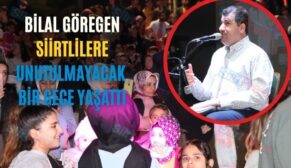 Bilal Göregen Siirtlilere Unutulmayacak Bir Gece Yaşattı