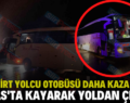 Bir Siirt Yolcu Otobüsü Daha Kaza Yaptı! Sivas’ta Kayarak Yoldan Çıktı