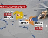 BİTLİS TATVAN’DA ASKERİ HELİKOPTER DÜŞTÜ: 9 ŞEHİT