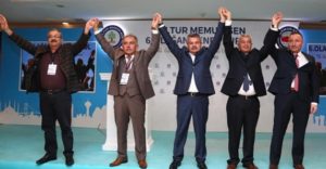 Memur-Sen Genel Başkanı Ali Yalçın ve Memur-Sen’e bağlı diğer sendika