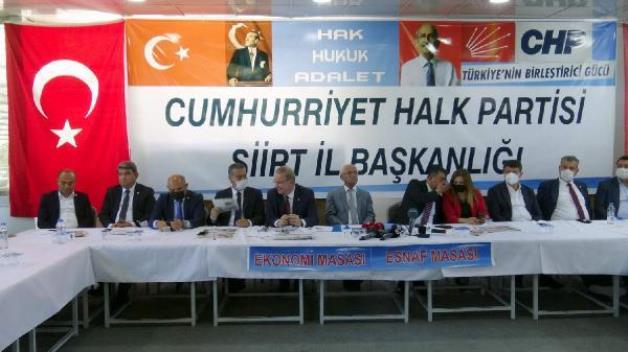 ‘CHP ESNAF VE EKONOMİ MASASI’ SİİRT’TE