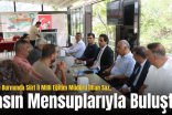 Çiçeği Burnunda Siirt İl Milli Eğitim Müdürü İlhan Saz, Basın Mensuplarıyla Buluştu
