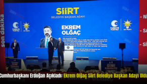 Cumhurbaşkanı Erdoğan Açıkladı: Ekrem Olğaç Siirt Belediye Başkan Adayı Oldu