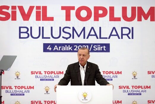 Cumhurbaşkanı ve AK Parti Genel Başkanı Recep Tayyip Erdoğan, Siirt’te “Sivil
