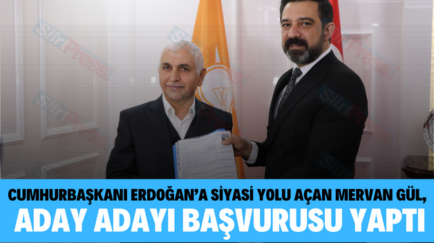 CUMHURBAŞKANI ERDOĞAN’A SİYASİ YOLU AÇAN MERVAN GÜL, ADAY ADAYI BAŞVURUSU YAPTI