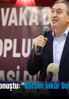 Bakırhan Siirt’te Konuştu: “Kürtler İnkâr Değil, Eşitlik İstiyor”