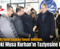 DEM Parti Eş Genel Başkanı Tuncer Bakırhan, Siirt’teki Musa Kurhan’ın Taziyesine Katıldı