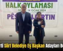 Dem Parti Siirt Belediye Eş Başkan Adayları Belli Oldu